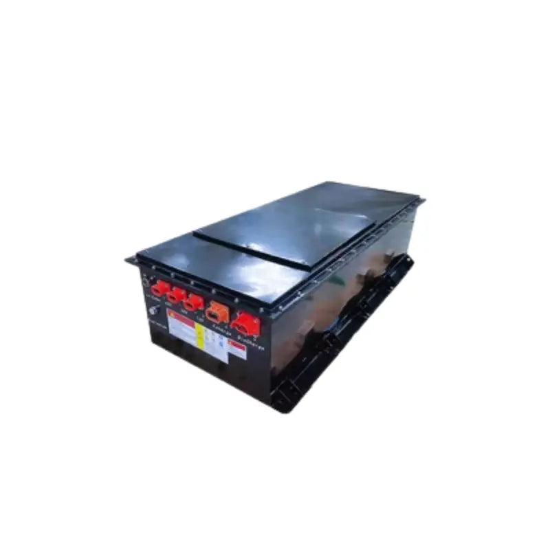 96V 400AH CTS lithium EV battery with red and black cover