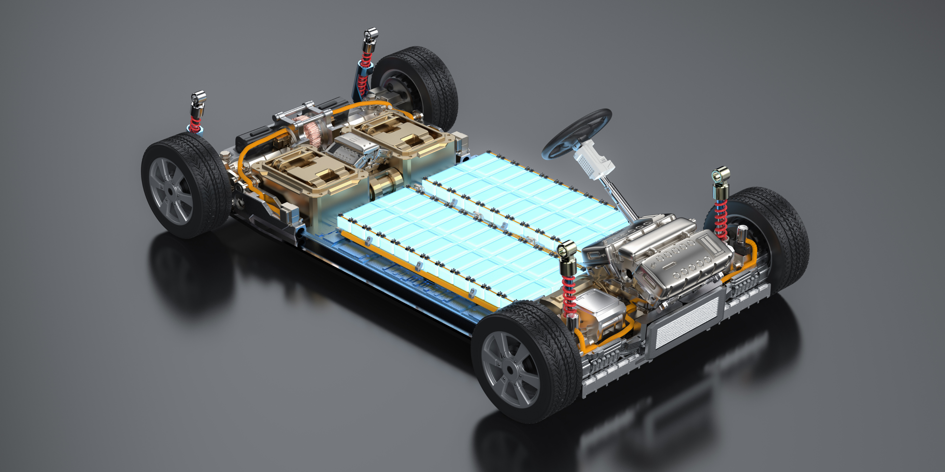 High-capacity Lithium Electric Vehicle Battery showcasing its multiple energy cells, ideal for eco-friendly transportation solutions (EVs) in our Technology section.