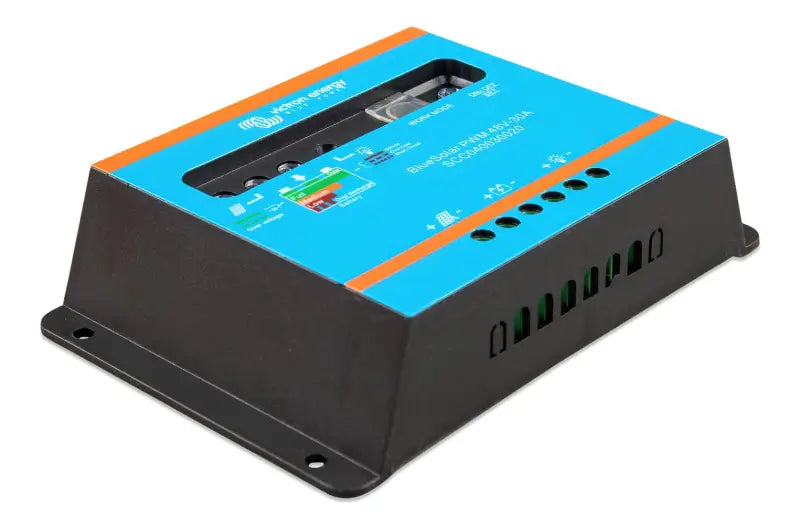 BlueSolar PWM portable charger with load output, fully programmable for all devices.
