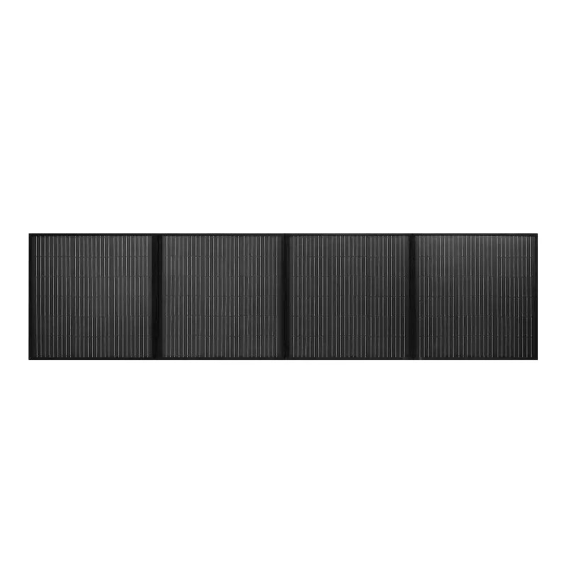 Black 200W solar panel door with white background