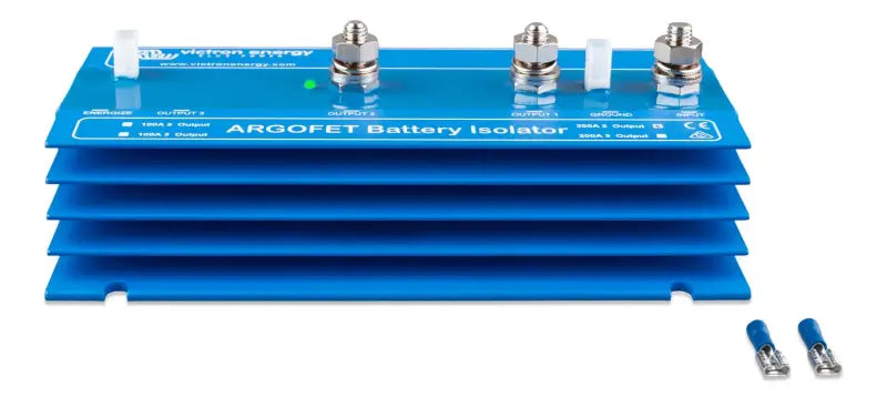 Argofet battery isolators indicator showing high-efficiency multi-charging capability