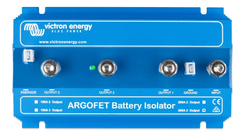 Argofet battery isolators for efficient multi-charging in Victron ARCT setup