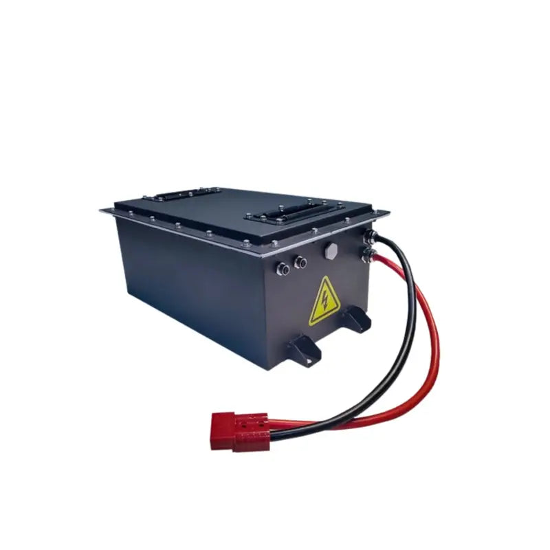38.4V 80AH EV lithium battery with small black box and red wire