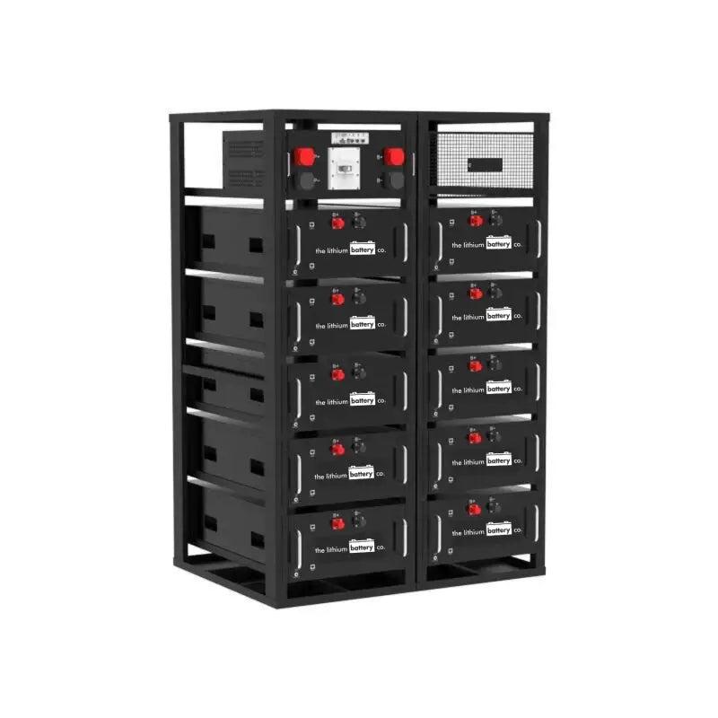 Black and red 72kWh Hybrid Energy Storage Fire Exor Cabinet