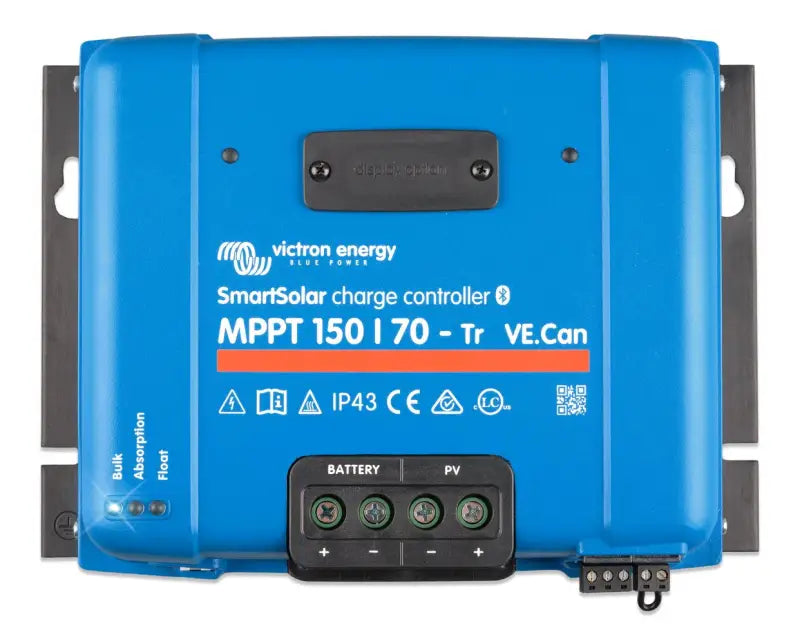 SmartSolar MPPT 150/70 VE.Can charger with VICC Energy MPP150 battery in use