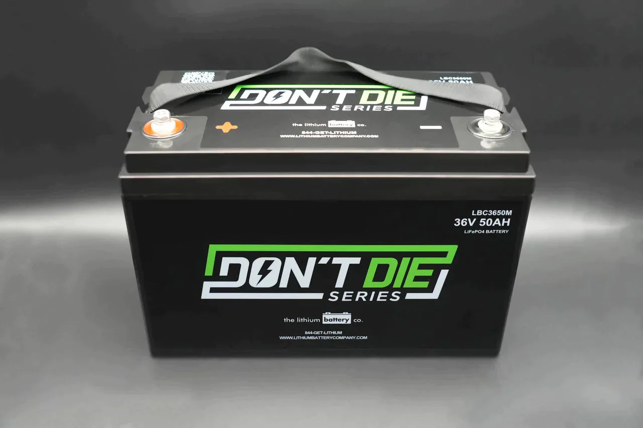 36V lithium ion battery systems collection for EVs - Dontd series on display.