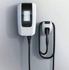 EV charger phone app on wall, top electric vehicle charging stations.