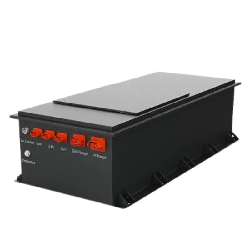 Therme A-series heater in 96V 400AH high power deep cycle lithium EV battery
