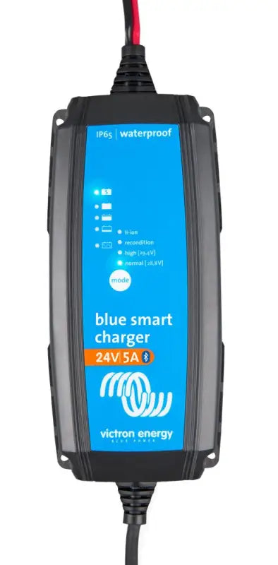 Blue Smart IP65 Charger 12V/24V battery charger on display