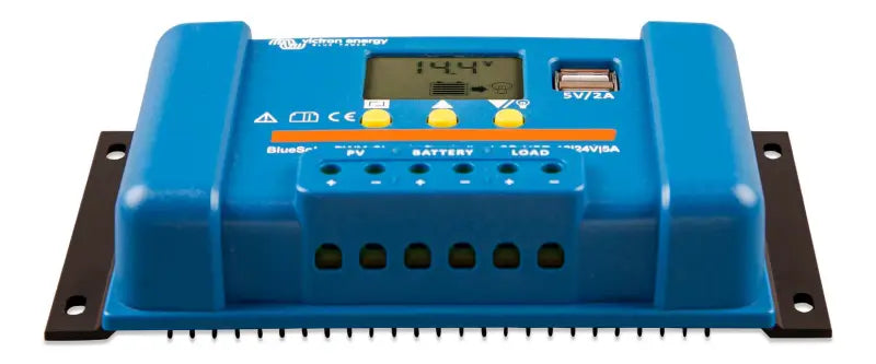 BlueSolar PWM charge controller DUO with LCD & USB digital battery charger