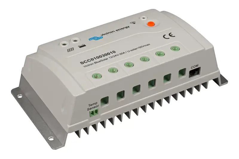 BlueSolar PWM power supply switch box with fully programmable load output control.