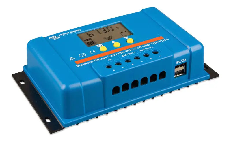 BlueSolar PWM smart battery charger with fully programmable load output