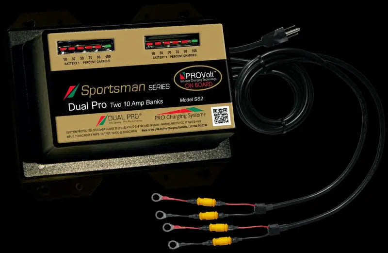 Dual Pro SS2 lithium charger, 2 bank 12V output 10A, sport series pro series featured image.