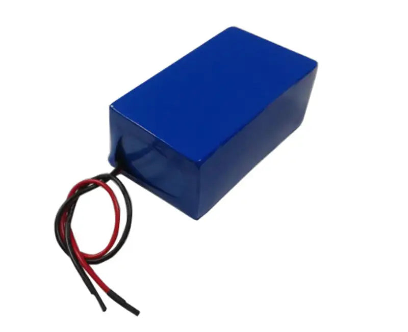 24V 7.5Ah lithium ion battery PVC wrapped with red wire