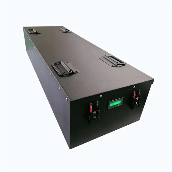 Open 48V 200AH lithium EV battery pack ready for use