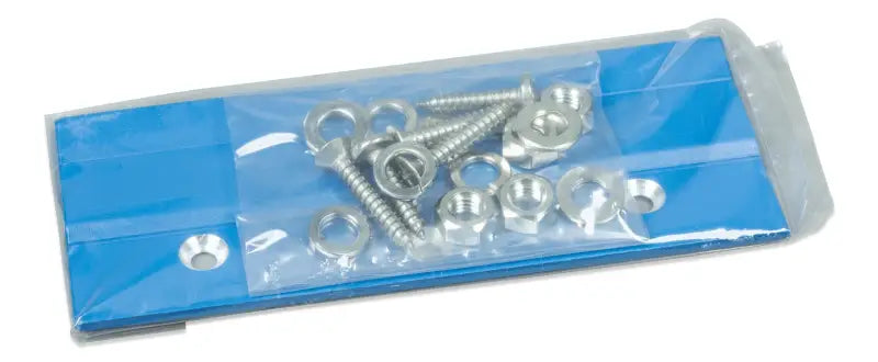 Centaur Charger accessory kit with screws and nuts in blue bag from Centaur range.