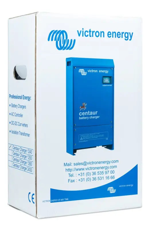 Global Centaur Charger with Victron Energy Battery Box for efficient power supplies