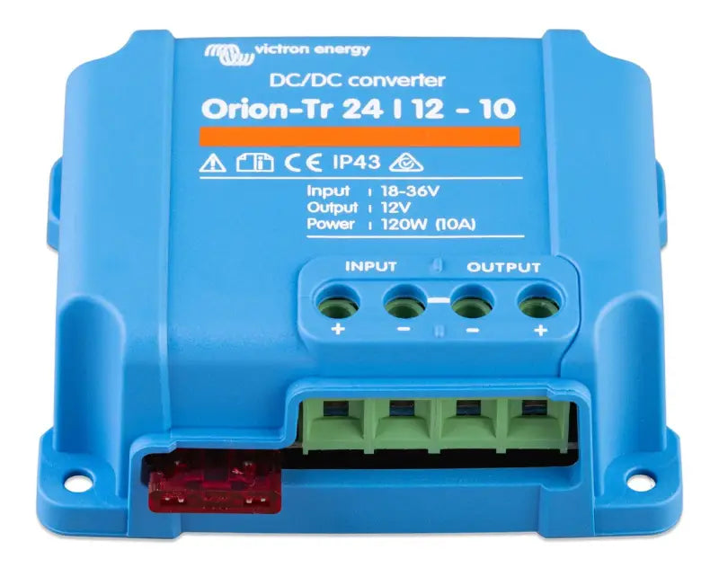 High Efficiency Orion-Tr DC-DC Converter with IP43 and Screw Terminals for Lithium Batteries