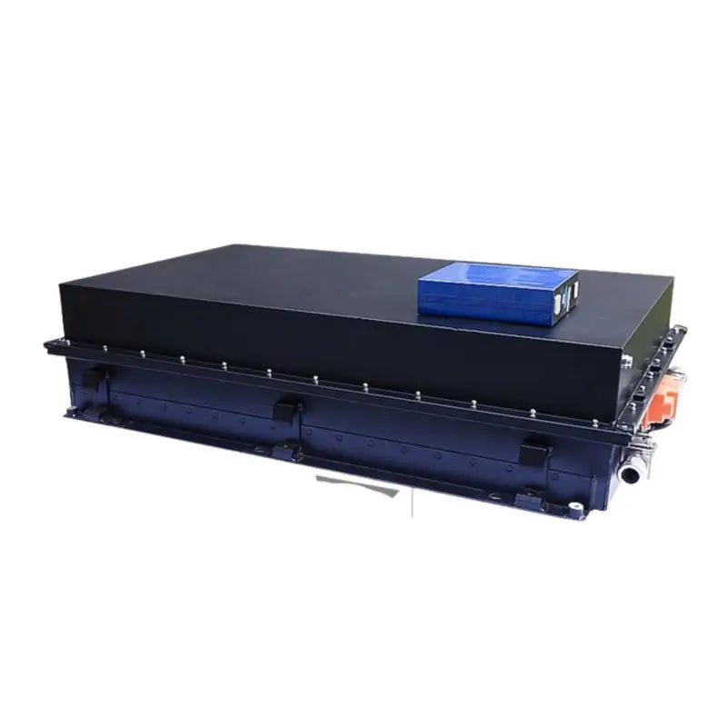 128V 206AH CTS EV lithium ion battery with black printer and blue print