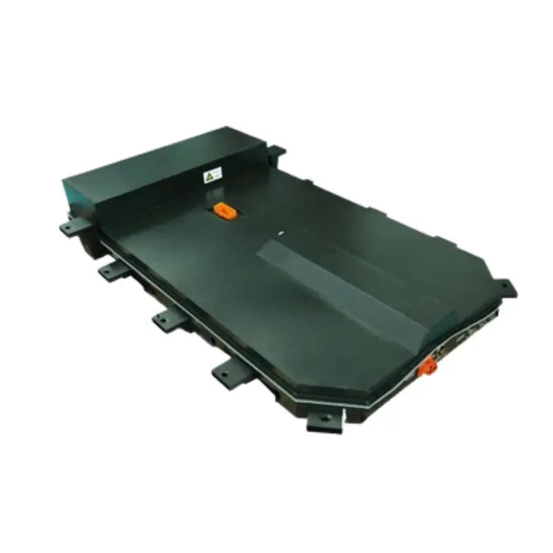 144V 200AH lithium ion battery in black tray with lid for EV.