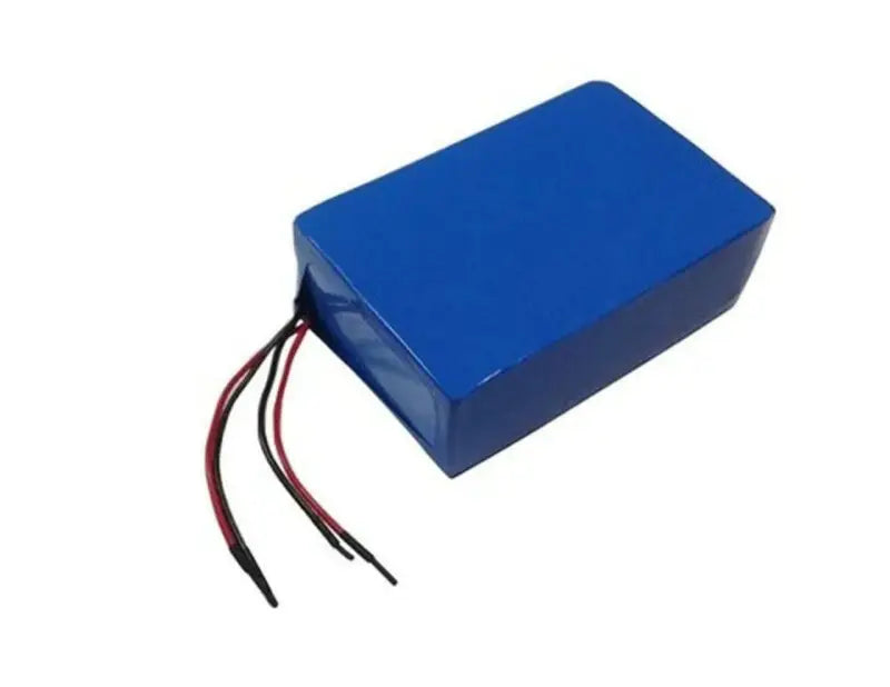 48V 10AH lithium ion battery with red wire feature image