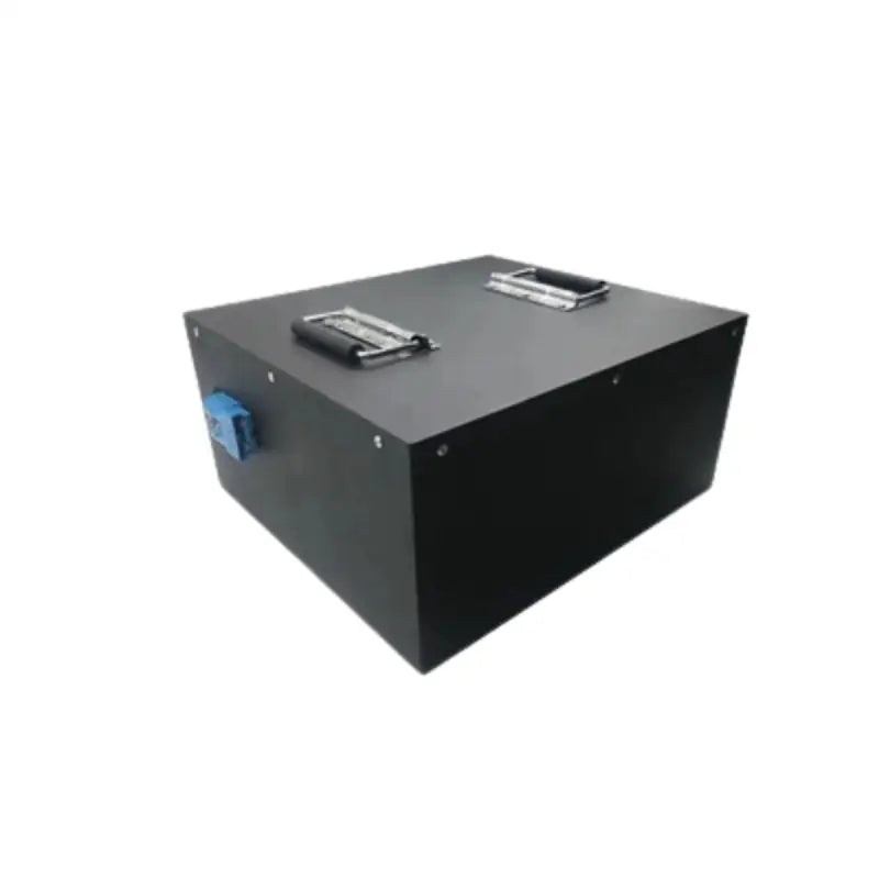 Black 48V 200AH OEM customized forklift lithium battery with blue handle