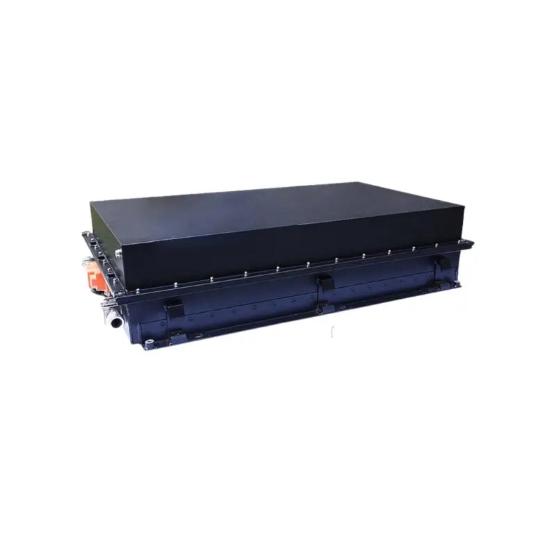 Black printer unit for 96V 280AH Lithium EV Battery on white background