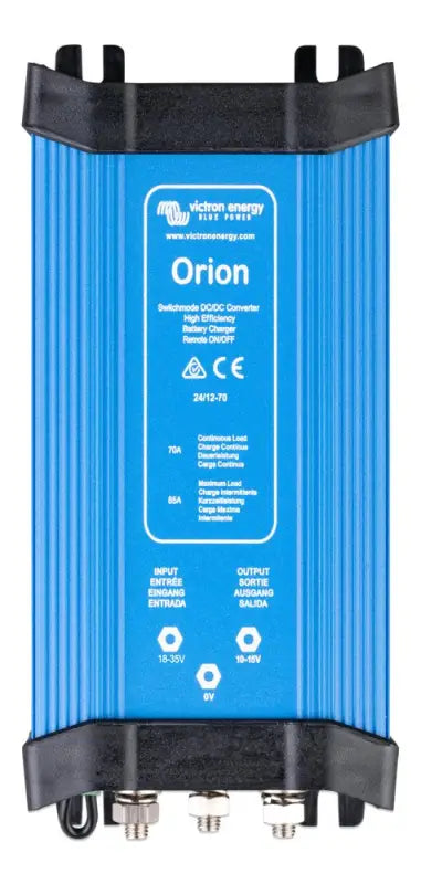 Orion high power inverter charger with adjustable output for DC-DC converters