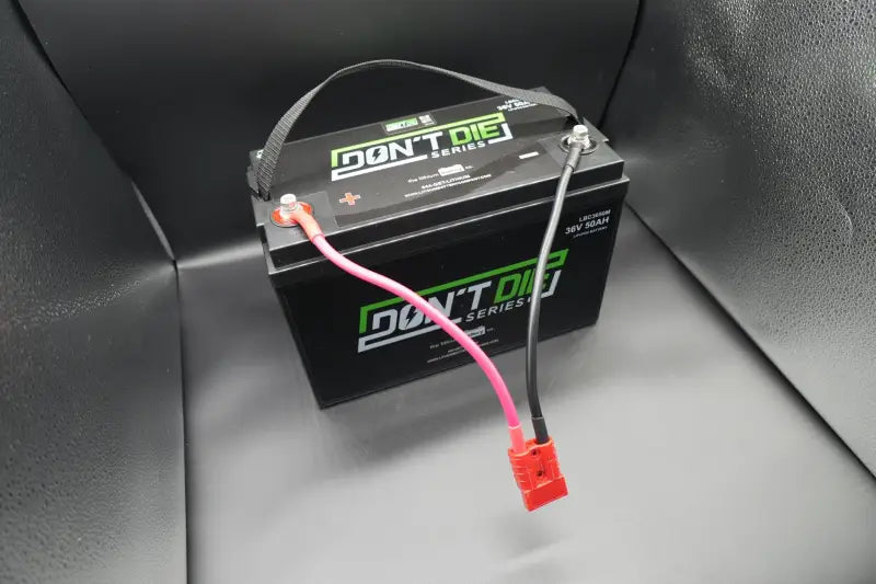 Quick Battery Disconnect for 12v lawn tractor with red wire