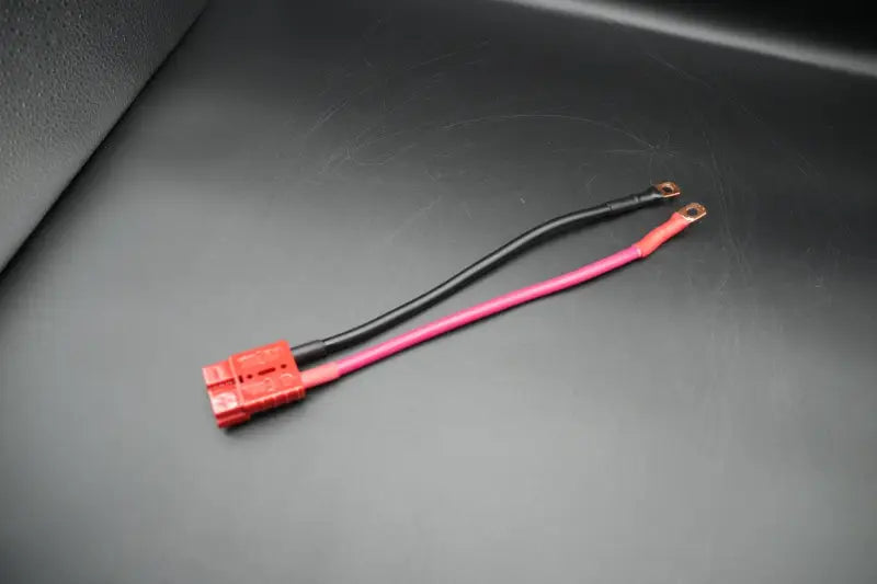 Quick Battery Disconnect for 12v, 36v lawn tractor with red and black wire interior