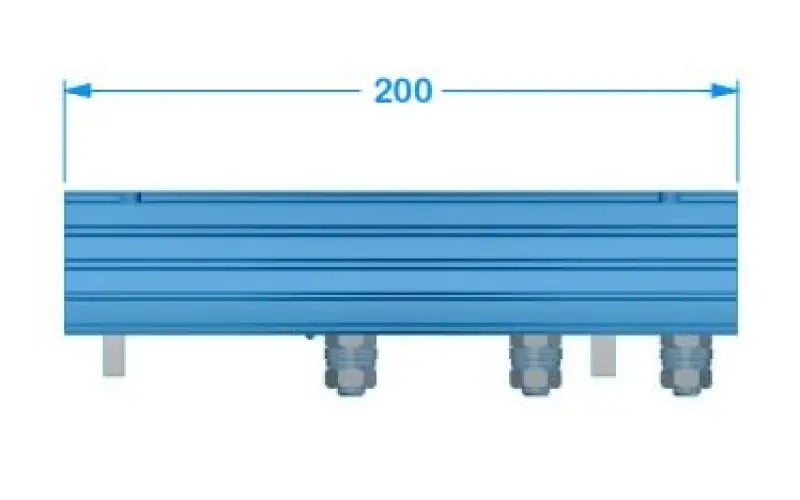 Argofet 200-2 batteries blue plastic enclosure with metal legs