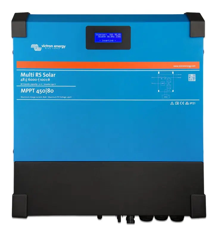 Multi RS Solar 48V 6kVA Inverter Charger for Lithium Batteries with MPPT technology