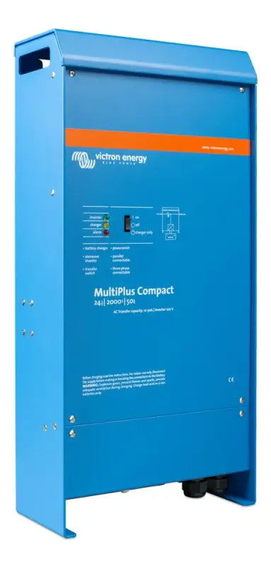 Victron MultiPlus compact inverter for adaptive charging with remote, ideal for lithium batteries