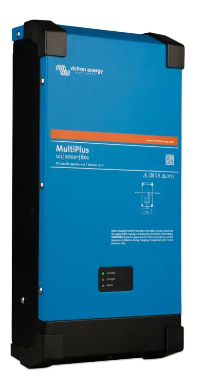 MultiPlus 2000VA Vicc Multi-Voltage Inverter, 12V, 500A, Featured Product Image.