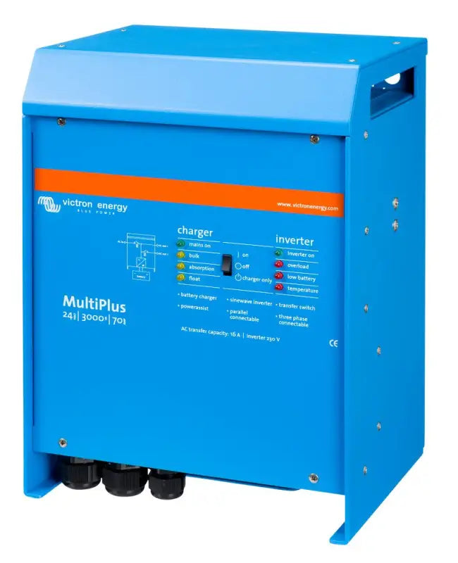 MultiPlus Vicc multi-phase inverter featuring adaptive charging for lithium batteries
