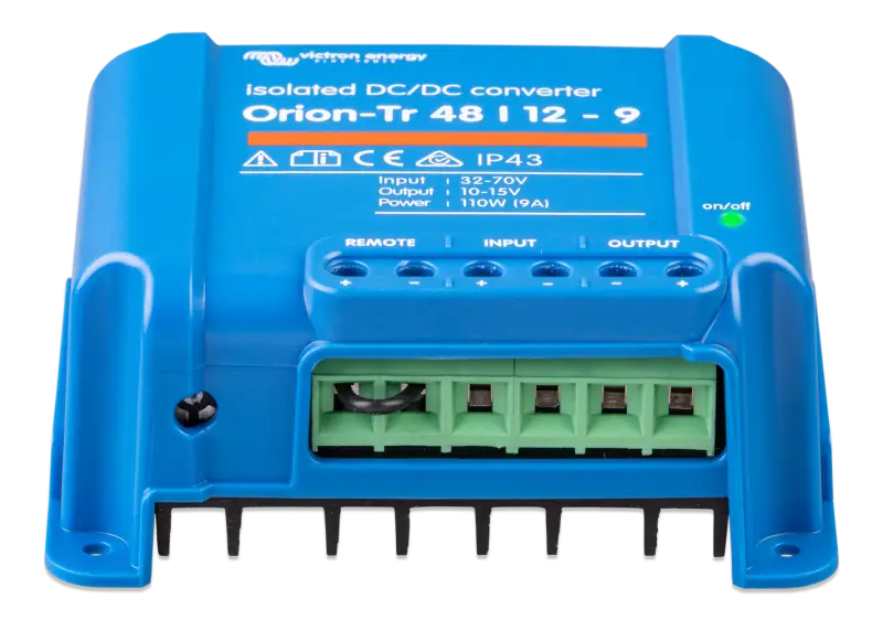 Ion-T81 12V Battery Charger with screw terminals, input fuse, IP43 protection