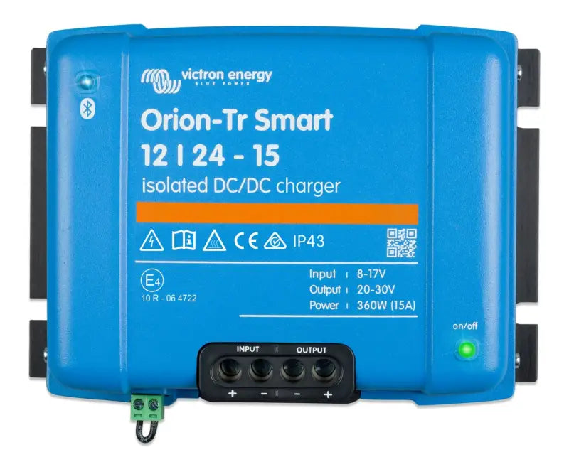 Orion-Tr Smart Charger for Dual Battery Systems with Victron T-Smart 12/24V technology