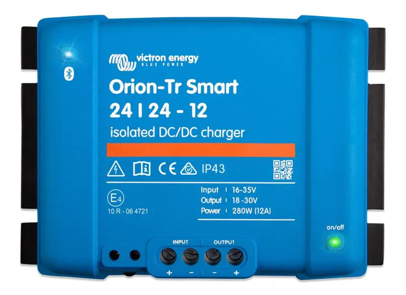 Orion-Tr Smart Charger for Dual Battery Systems featuring Victron Ion technology