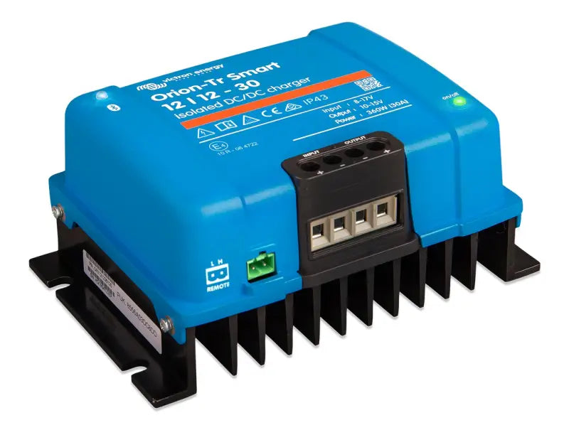Orion-Tr Smart Charger for dual battery systems, OPT-T-100 voltage converter
