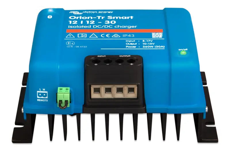 Orion-Tr Smart Charger for dual battery systems showcasing OPT-Smart 12-Port feature