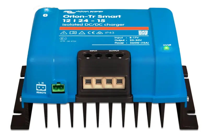 Orion Tr Smart charger for dual battery systems featured as OM-Smart 12-Port device