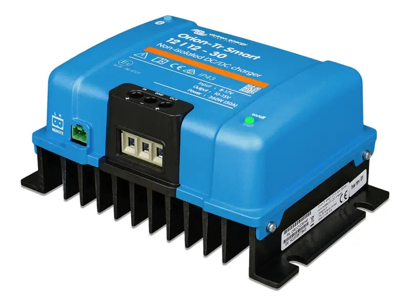 Orion-Tr Smart DC-DC Charger featuring adaptive three-stage power transformation