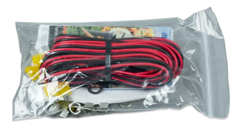 Phoenix Charger red and black extension cable implementing stage charging process