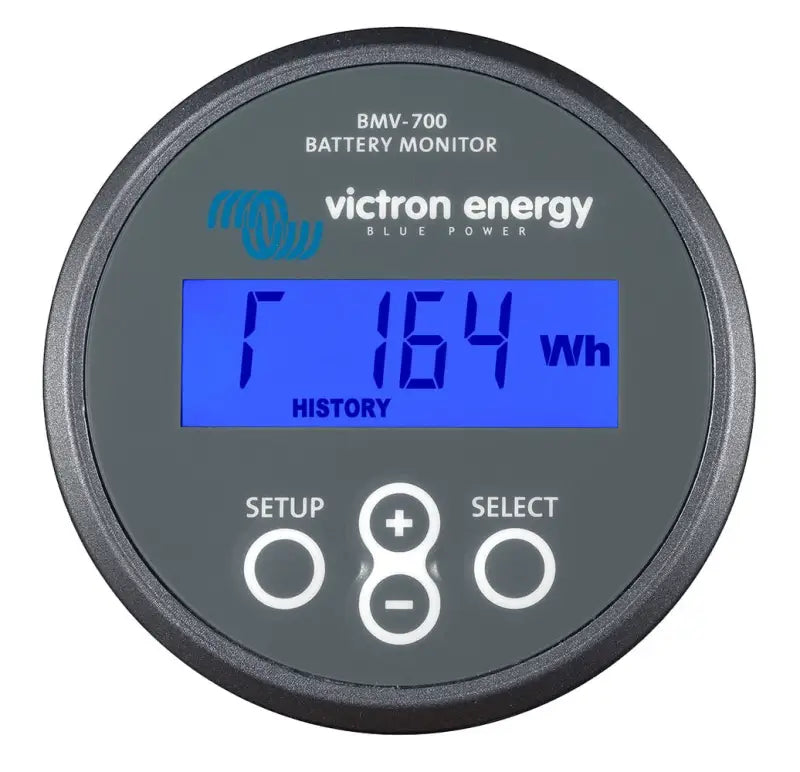 High precision battery monitor, Victron BMV-700, for accurate energy management