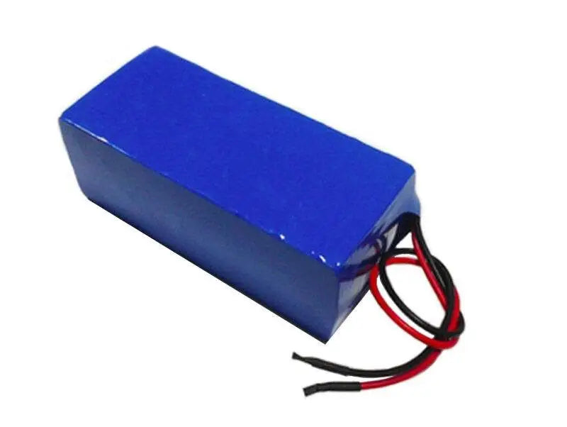 Lithium PVC wrap battery 12.8V with red wire for efficient power