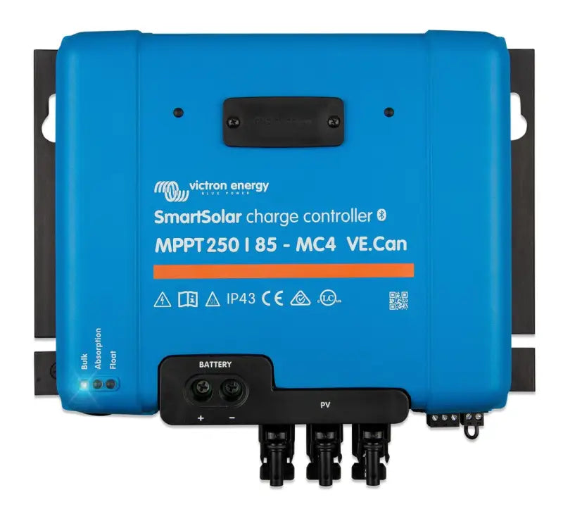 SmartSolar MPPT charge controller 150/70 - 250/100 VE.Can featuring 6 amps