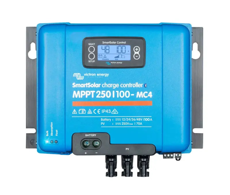 SmartSolar MPPT charge controller with LCD display
