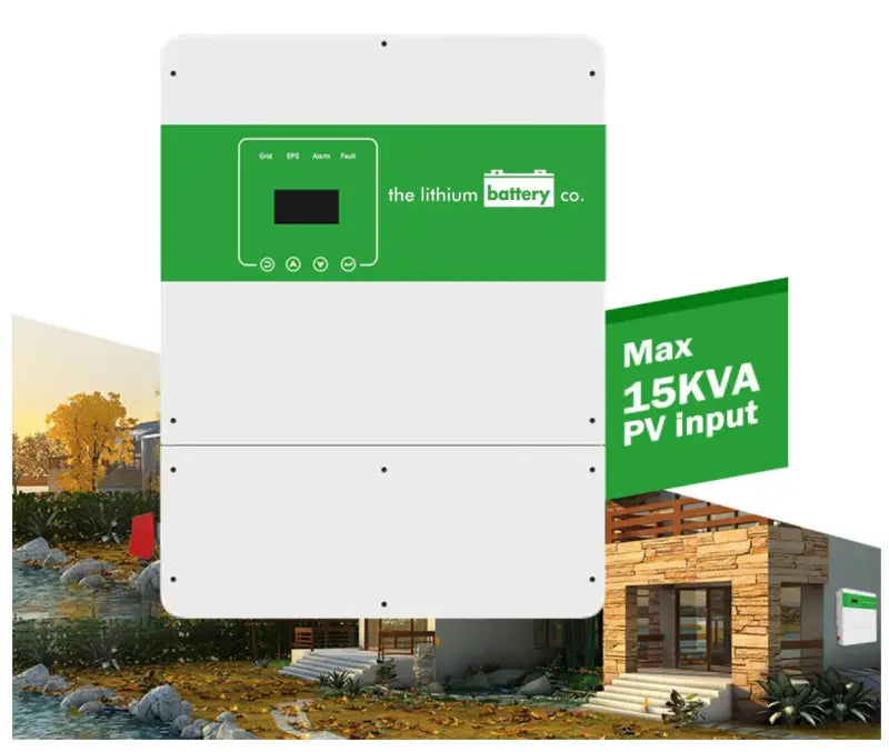 Split Phase Max 12KVA Solar Inverter in Hybrid Solar Power System by leading battery company.