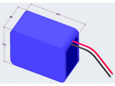 12.8V 20AH Lithium Ion Battery -PVC