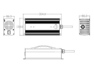 29.4V 40A Lithium Charger